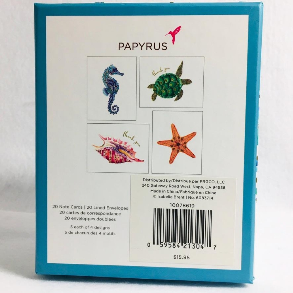Papyrus Ocean Themed Thank You Cards - Picture 8 of 10
